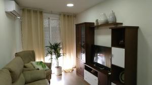 TV a/nebo společenská místnost v ubytování Apartamento el Torreón