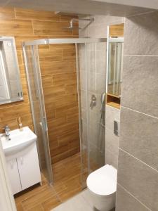 Kúpeľňa v ubytovaní Apartament Kamienna Gdynia + 12 fotografií