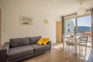 Posezení v ubytování Apartment D
