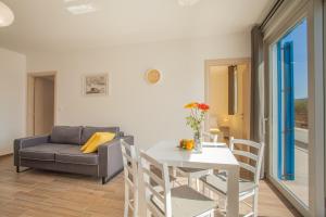 Posezení v ubytování Apartment D