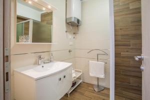 Koupelna v ubytování Apartment D