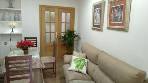 Posezení v ubytování Apartamento el Torreón