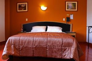 Cama ou camas em um quarto em Hotel Bohemia