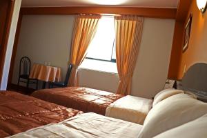 Cama ou camas em um quarto em Hotel Bohemia