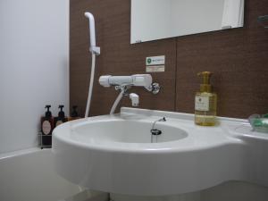 Koupelna v ubytování Hotel Route-Inn Kanuma Inter