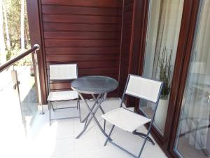 Balkon lub taras w obiekcie Apartament Fala Bryza