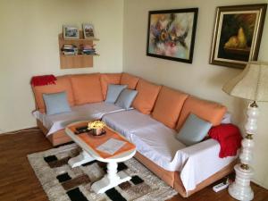 A seating area at Apartman Melody