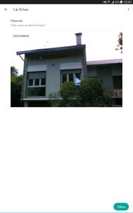 une capture d'écran d'un site web d'une maison dans l'établissement Appartamento per single in villa, à Vigevano