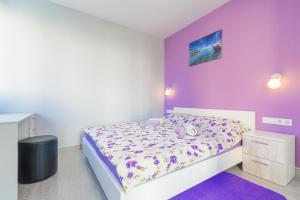 Posteľ alebo postele v izbe v ubytovaní Lavanda Zadar - NEW apartment
