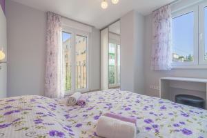 Posteľ alebo postele v izbe v ubytovaní Lavanda Zadar - NEW apartment