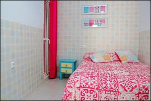Posteľ alebo postele v izbe v ubytovaní Apartamento cerca de la playa de Conil