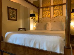 Ліжко або ліжка в номері Hotel David