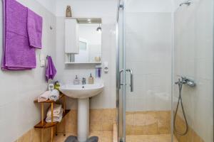 Koupelna v ubytování Zanart Maisonette