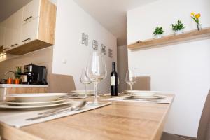 Kuchyňa alebo kuchynka v ubytovaní Luxury Apartment Nuneni