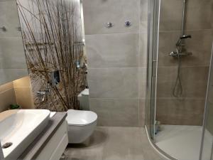 Łazienka w obiekcie Apartament FALA-Miodowy Dom