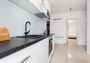 Kuchyňa alebo kuchynka v ubytovaní Apartament przy Bulwarze