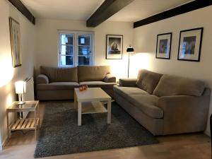 Posezení v ubytování Genner Bygade 18 Feriehus