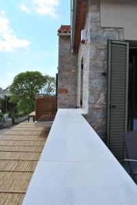 Balkón nebo terasa v ubytování Petras Gi - Stone Houses
