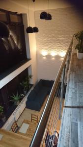 Televízia a/alebo spoločenská miestnosť v ubytovaní Apartament Loft 100 m2 Centrum Bydgoszcz