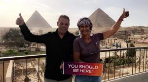 Gostje med bivanjem v nastanitvi Pyramids View Inn