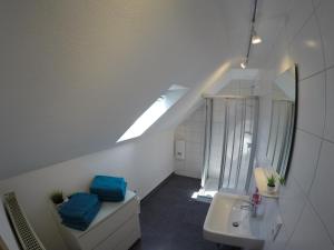 Posezení v ubytování Ferienhaus Talblick