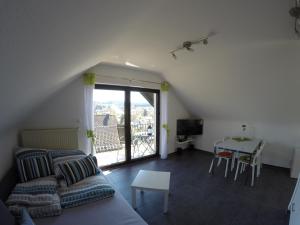Posezení v ubytování Ferienhaus Talblick