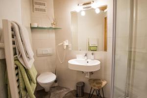 Koupelna v ubytování Landhaus Trinker
