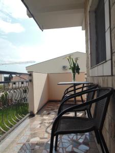 En balkong eller terrasse på Apartments Luna