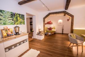 Kuchyň nebo kuchyňský kout v ubytování Landhaus Trinker