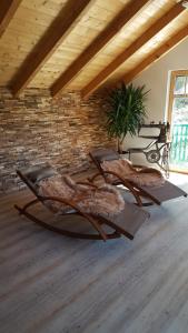 Posezení v ubytování Ferienhaus Saxenauer