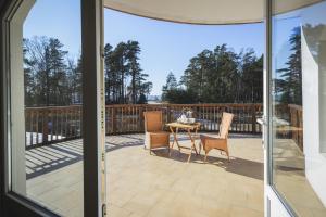 Balkón nebo terasa v ubytování Karle Hotel