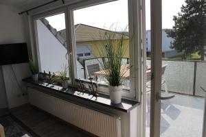Balkón nebo terasa v ubytování Ferienwohnung Dons