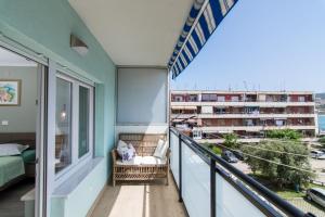 Balkón alebo terasa v ubytovaní apartman Marin