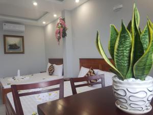 NGOC LANG HOTEL的休息区
