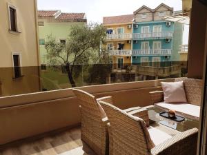 Posezení v ubytování Lux Apartment Teodora Rafailovici