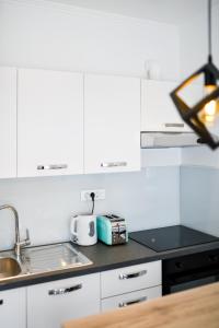 Kuchyňa alebo kuchynka v ubytovaní Serenity Apartment