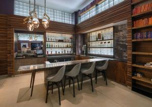 The lounge or bar area at Hyatt Herald Square New York