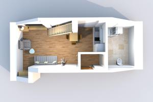 Kuchyň nebo kuchyňský kout v ubytování Prague Expat House