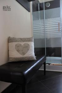 Voodi või voodid majutusasutuse Apartma Sobe Pulec toas
