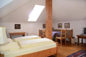 Postel nebo postele na pokoji v ubytování Hotel Das Schlössl