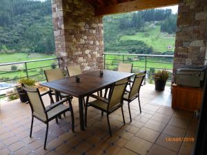 A balcony or terrace at La Riega del Peral