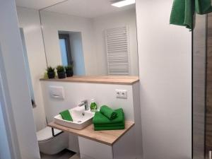 Kúpeľňa v ubytovaní Apartment Haus Sembachtal