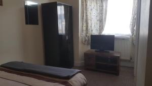 TV a/nebo společenská místnost v ubytování Arman Lodge House