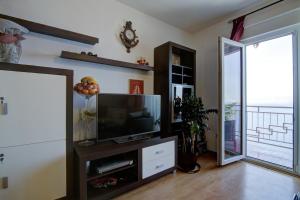 TV a/nebo společenská místnost v ubytování APARTMENT LUCA