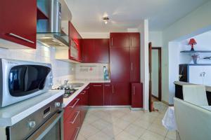 Kuchyň nebo kuchyňský kout v ubytování APARTMENT LUCA