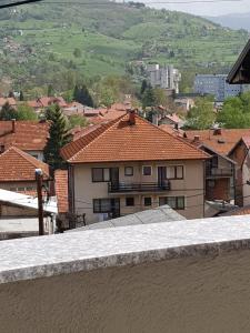 a view of a town with a building at Visoko Homestay in Visoko