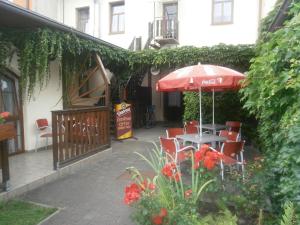 福格酒店外面的花园