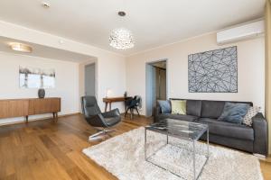 Posezení v ubytování Viru Väljak Lux Apartment