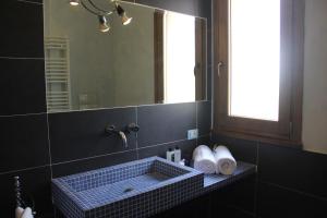 Koupelna v ubytování B&B Il Giardino