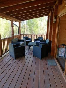 Posedenie v ubytovaní Domek u Charnasia